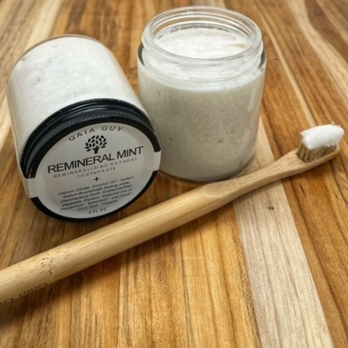 REMineral Mint | Remineralizing Natural Toothpaste | Freshens Breath & Strengthens Tooth Enamel | Vegan | Fluoride Free Toothpaste