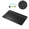 Arteck HB030B Universal Slim Portable Wireless Bluetooth 3.0 7-Colors Backlit Keyboard with Built in Rechargeable Battery, Black