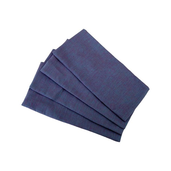 Eye Pillow Cover Pack of (4) - 4.5 x 9 - Soft Cotton Washable - fits Most Eye Pillows - Yoga Massage Meditation spa - USA Made - Bulk - Lilac Amethyst Purple