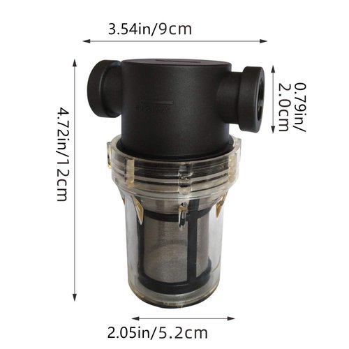 3/4" Female NPT in-Line Strainer with 100 mesh Stainless Steel Filter Screen (3/4“ 100 Mesh)