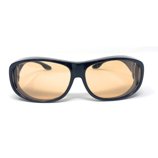 Incredible Bargains The Gadgeteer Blue Light Blocking Computer Glasses, Fit Over Eyeglasses - Black