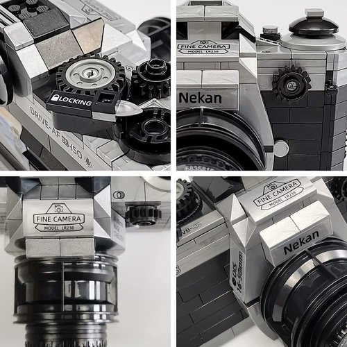 Uvini Building Blocks Camera, Adult Building Set, Construction Brick Set Best Gift for Adult, Teens, Collectible Model Digital Camera to Build 405pcs