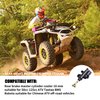 CNCMOTOK Rear Brake Master Cylinder Coolster 10mm For 50cc-125cc ATVs Taotao BMS Roketa for Chinese ATV dirtbike