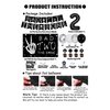 Bad Two the Bone Themed 2nd Birthday Party Decorations for Boys Black Bad Two The Bone Backdrop Banner, Skeleton Theme Birthday Decorations for Boys Girls Music Rock and Roll Birthday Party Supplies