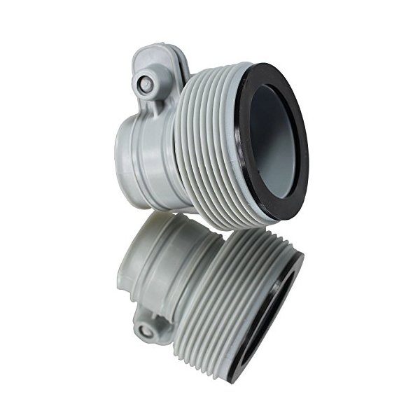 INTEX 1.25" to 1.5" Type B Hose Adapters for Pumps & Saltwater System | Set of 2