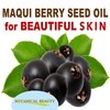 Botanical Beauty MAQUI BERRY SEED OIL 100% Pure Natural VIRGIN UNREFINED Cold-Pressed Carrier Oil 1 Fl oz 30 ml for Face, Skin, Body, Hair, Lip, Nails. Rich in Vitamin E, Vitamin C