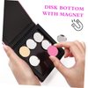 Yardenfun 1 Set Empty Makeup Tray Magnetic Makeup Pan Magnetic Palette Empty Cosmetics Palette Empty Eyeshadow Holder Make up Palette Paper Eye Shadow Travel Blush Powder