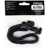 Mehron Makeup Crepe Hair 12-inch Braid (Black)