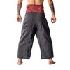LannaPremium Thai Fisherman Pants for Men Women Yoga Pants 2 Tone - Martial Arts Pants Red Black…