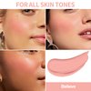 FV Liquid Blush, Long Lasting & Blendable Cream Blush for Cheeks, High Pigmented Dewy Blush Makeup, Buildable Face Blushes for Healthy Natural Finish (Believe)