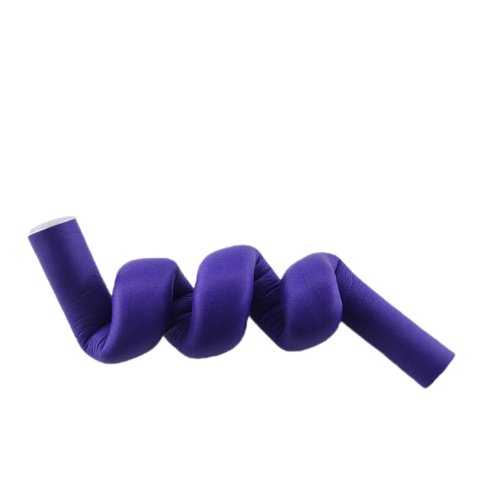 10 Pieces Flexible (purple) curling iron soft foam curling iron soft foam no heat curling iron suitable for natural hair ，short medium and long straight hair (0.7 x 9.4)