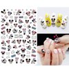 2 Pieces 3D Cartoon Mouse Nail Stickers Cute Kawaii Cartoon Nail Stikers Self-Adhesive Nail Decals for Women Girls Kids Nail Art Stickers (75+Decals)