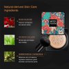 VISVIC Air Cushion CC Cream Mushroom Head Foundation Air Cushion BB Cream Concealer Moisturizing Brighten Makeup Long Lasting Waterproof-Natural 1Pack
