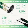DIY Lash Extension Kit KEYYOU 300Pcs Individual Eyelash Extension Kit 30D40D50D 0.07C Curl 9-18MIX Lash Clusters Kit with Lash Glue Remover Applicator Easy to Use(Kit-30D40D50D-0.07C,9-18MIX)