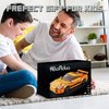 AIBOMUDA Race Sports Car Building Set,Challenging Techni MOC Sports Car Model for Boys,Adults(338pcs)