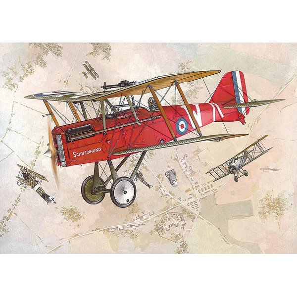 Roden S.E.5A Wolseley Viper Single Seat Biplane Fighter Airplane Model Building Kit, 1/32 Scale