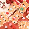 Jetec 80 Pack Valentine's Day Gift Cards Valentine Bear Exchange Cards Funny Valentines Day Greeting Cards for Party Favor Supplies
