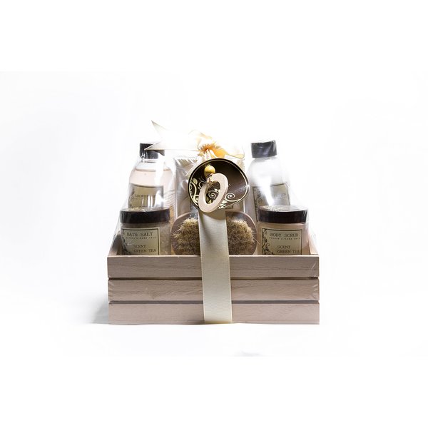 Bath Gift Set (7 Pieces) - Green Tea Scent