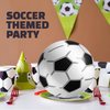 Inflatable Soccer Ball (Pack of 12) 16-inch, Beach Balls Bulk for Pool Beach Toys & Themed Soccer Party Decorations & Soccer Birthday Party Decorations, Soccer Party Supplies & Soccer Goodie Bags