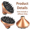 Upgraded Diffuser Nozzle for Dyson Curling Iron Converting for Dyson Airwrap Styler To Hair Dryer Diffuser Attachment, for Airwrap Attachment Nozzle, 973365-01, Gold