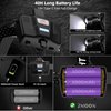 Zmoon 100,000LM Rechargeable LED Headlamp 40H Long Battery Life, Super Bright Sensor Head Lamp with 3 Lighting Modes | Zoomable | Power Display | IP67 Waterproof for Camping Hunting Adventures Hiking