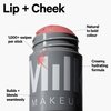 Milk Makeup Lip + Cheek, Rally (Mauve Pink Shimmer) - 0.21 fl oz - Cream Blush & Lip Color - Buildable & Blendable - 1,000+ Swipes Per Stick - Non-Comedogenic - Vegan, Cruelty Free