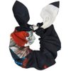 Camilla Printed Silk Scrunchie with Bow Tie, 1 Count (Pack of 1)