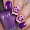 Whats Up Nails - Hibiscus Nail Vinyl Stencils for Nail Art Design (1 Sheet, 20 Stencils)