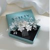 SWEETV Wedding Hair Comb Clip Bridal Crystal Wedding Hair Accessories for Brides and Bridesmaid, Silver