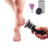 Electric Callus Remover for Feet, Professional Electric Foot Sander Grinder Scrubber Foot File Pedicure Heel Tool for Cracked Dry Dead Skin, Adjustable Speed, 60 Sandpaper Discs, Black