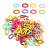 Plastic Chain Links for Birds Bird Toys Parrots cage Silly Toy Supplies Material Conures Rings Hooks Hard Parrot c Clip Planet Pleasures Chains Color Rainbow Caged Clips