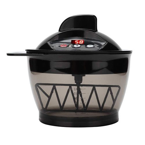 Electric Hair Cream Mixer, Electric Blender Mask Dyeing Paste Automatic Mixer Hair Dye Cream Mixing Bowl DIY Tools for Barber Hair Salon Home Use, US Plug 100-240V
