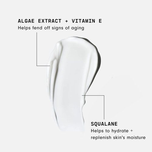 Versed Skin Soak Rich Moisture Face Cream - Daily Facial Moisturizer with Squalane Oil, Hyaluronic Acid, Vitamin E + Red Algae - Smooth, Non-Greasy Night Cream for Aging, Dry Skin - Vegan (1.5 oz)