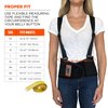 Ergodyne ProFlex 2000SF Back Support Brace, 8.5" Spandex, V-Shape Design and Patented Stays for Added Support, 2XL,Black