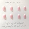 Short Press on Nails Oval Shape Fake Nails Pink White Gradient Short Nails White French Nail Tip Glue on Nails Glossy Short Oval Acrylic Nails Stick on Nails for Women Girls