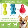 SPOFLY Dog Chew Toys, Set of 3 Treat Dispensing Dog Toys，Interactive Dog Toys for Boredom, Fun-Filled Treat Dispenser for Yak Cheese Dog Chews
