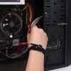 STREBITO Anti Static Wrist Strap, 11" ESD Wrist Strap Grounding Wristband Adjustable Antistatic Bracelet with Alligator Clip, Extra Long Cord for ESD Mat PC Computer Building Electronics Repair