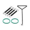 Cosmoska Exhaust Pipe Spring Kit with O-rings for Yamaha Banshee 350 1987-2006 YFZ350 Exhaust Kit with Spring Puller