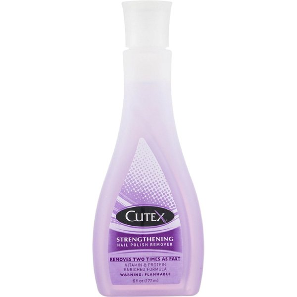 Cutex Strengthening Nail Polish Remover, 6 oz., Pack of 2