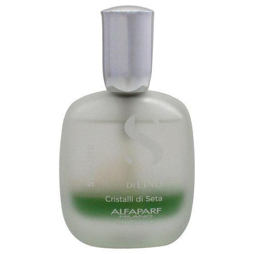Alfaparf Milano Semi Di Lino Sublime Cristalli Di Seta - Finishing + Smoothing Serum for Fine Hair - Nourishing Hair Oil to Protect & Add Shine - Professional Hair Care (1.52 oz / 45 ml)