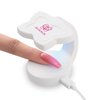 Arousar Mini UV LED Nail Lamp, 15W White Nail Glue UV Curing Lamp with Smart Sensor, Portable USB Nail Cure for Travel Manicure DIY Nail Art