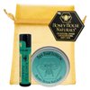 Honey House Naturals 2 piece Gift Set - Peppermint - Small Bee Bar .6 Ounce and Lip Butter – Made in USA (Peppermint)