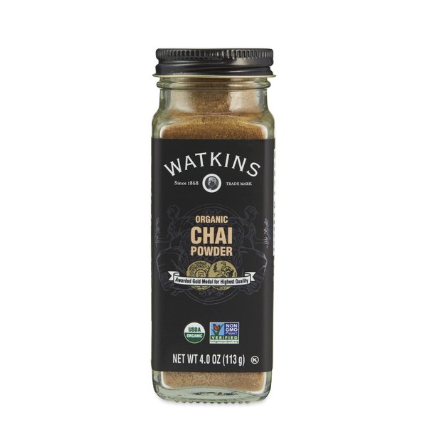 Watkins Gourmet Organic Spice Jar, Chai Powder, 4.0 oz. Bottle, 3-Pack