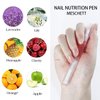 Nail Nutrition Pen,6PCS Nail Cuticle Oil Pen Set Nail Nutrition Oil Nail Care for Repairing Cracked & the Dry Cuticle (Mix Flavors)
