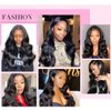 Oriole 4x4 Body Wave HD Transparent Lace Front Wigs Human Hair Glueless Wigs for Black Women Pre Plucked 150% Density Brazilian Virgin Lace Closure Wigs with Baby Hair Natural Color (16 Inch)