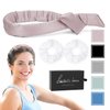 Silk Heatless Hair Curler，Mulberry Silk Overnight Heatless Curls Headband——No Heat Silk Hair Curlers to Sleep In，Heatless Hair Curler for Short Hair & Long Hair (Hair Curler+2 Hair Scrunchies)