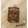Gingerbread Man Hand Sanitizer Holder and/or Lip Balm Holder