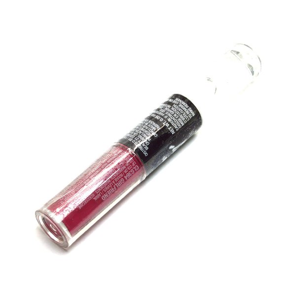 L.A. COLORS Pick 1 Locking'Lip Color Lipgloss 2 Step Clear Lip Gloss Paint + Free Zipper Bag (CLG364 Girlfriend)