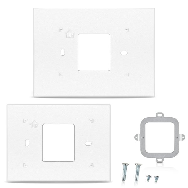 Thermostat Wall Plate Compatible with THP2400A1027W Honeywell Home Thermostat Coverplate Assembly Wall Mount Plate -White