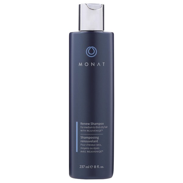 MONAT Renew™ Shampoo Infused with Rejuveniqe® - Moisturizing Shampoo w/ Omega Fatty Acids for Medium to Thick Hair. Shine-enhancing, Ultra-hydrating Lather for Dry Hair - Net Wt. 237 ml / 8.0 fl. oz.